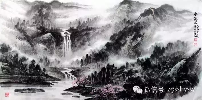 一年级山水画怎么画简单好看,如何画好国画山水画