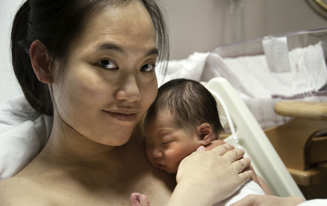 当中国产妇撞上外国产妇