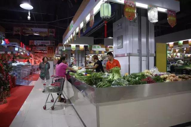 精品菜市场干净卫生环境整洁,石家庄南二环大型菜市场