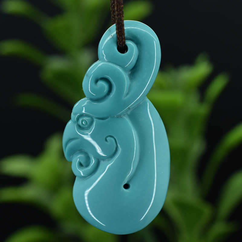 原矿绿松石和优化绿松石怎么鉴别,恒艺绿松石手工雕刻