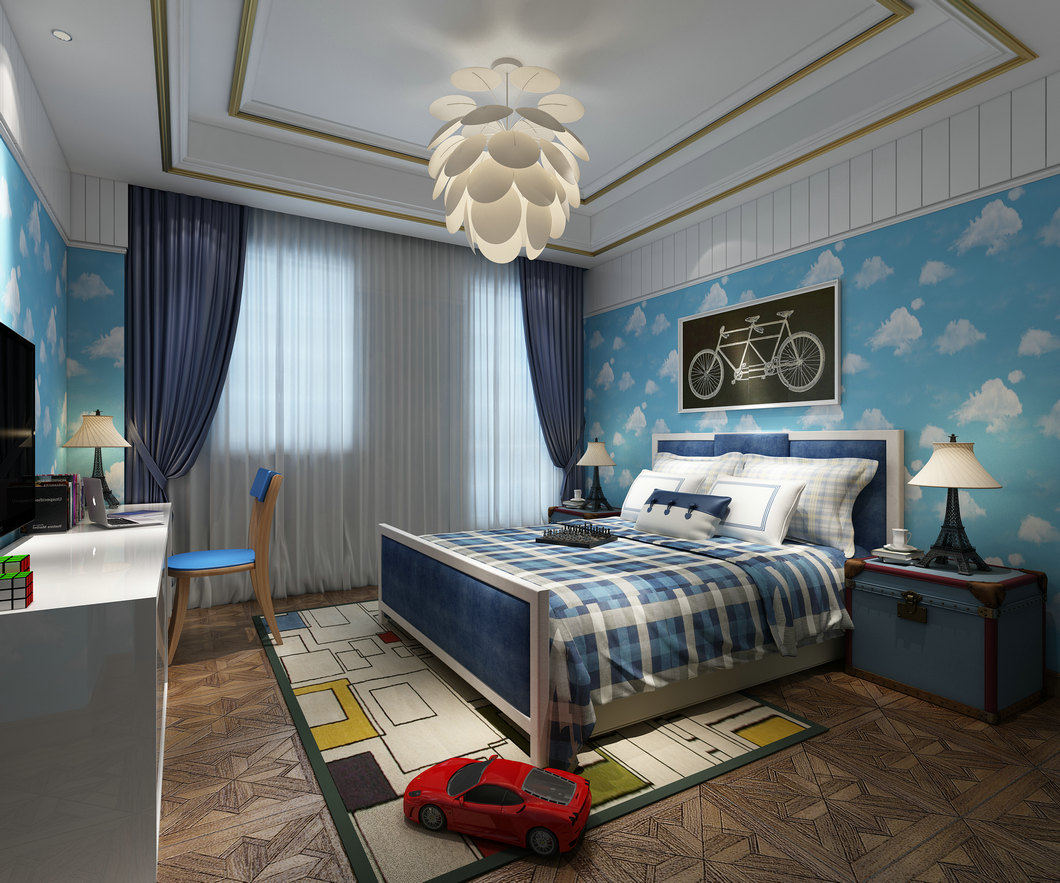 4-5岁儿童房装修风格,7-12岁儿童房装修风格简单