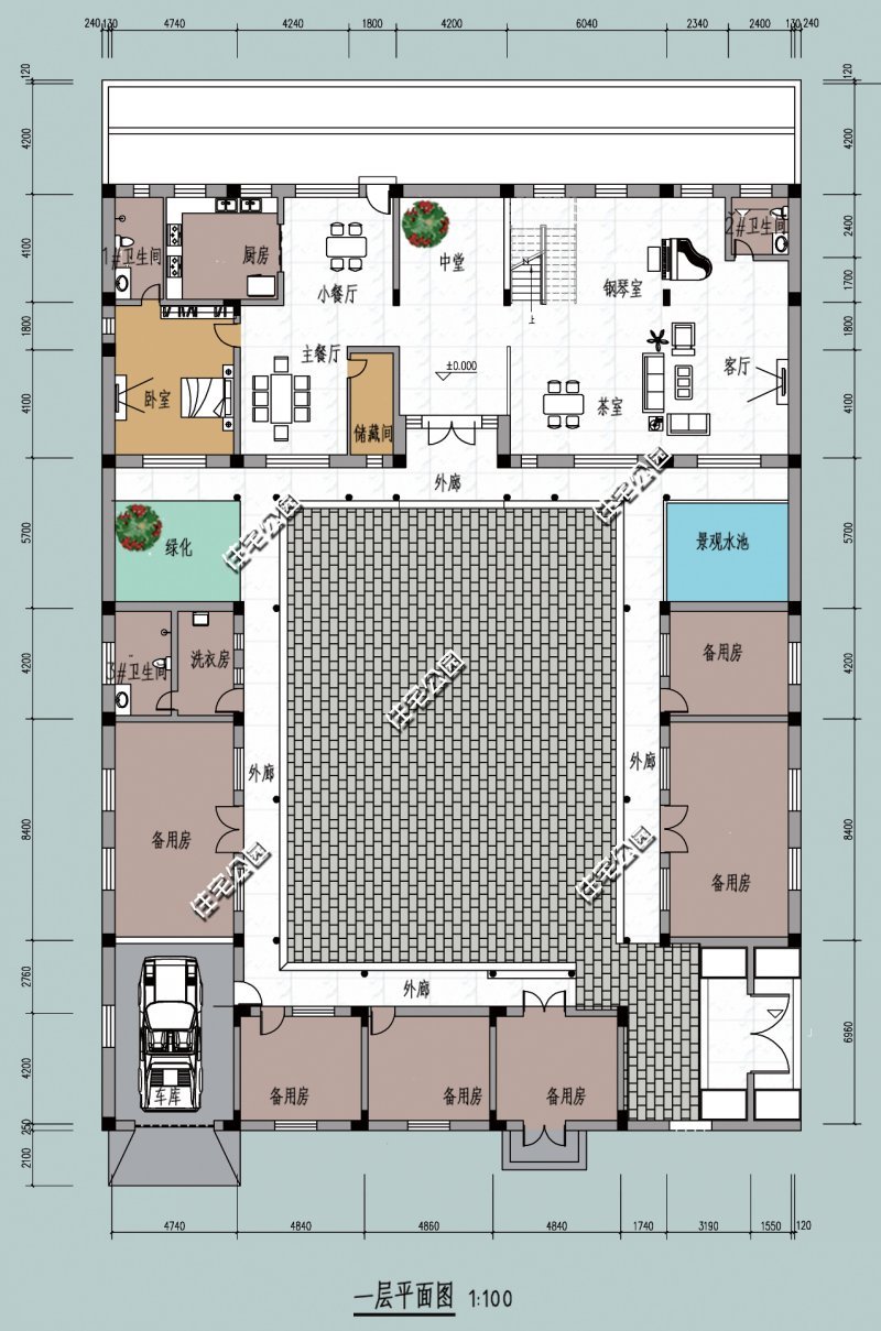 农村中式合院10-15万自建房,农村中式合院房子设计