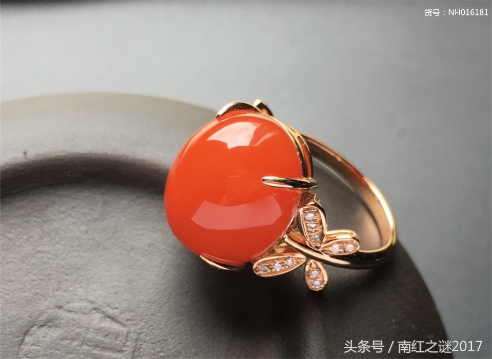 大气轻奢祖母绿戒指,法式轻奢八芒星戒指