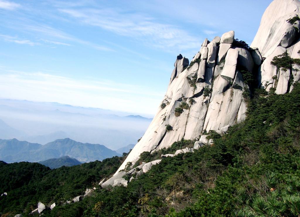 壮美的天柱山,神奇的天柱山雄伟壮观