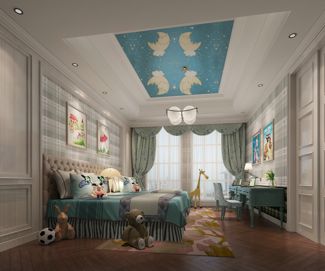 4-5岁儿童房装修风格,7-12岁儿童房装修风格简单