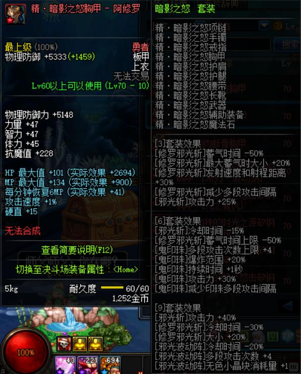 dnf手游剑魂异界毕业装备搭配,dnf十大异界套排行