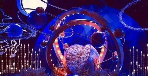 星空婚礼布置效果图,星空婚礼现场布置需要多长时间