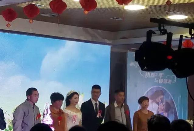 东阿小伙结婚,淮南小伙骑自行车接亲