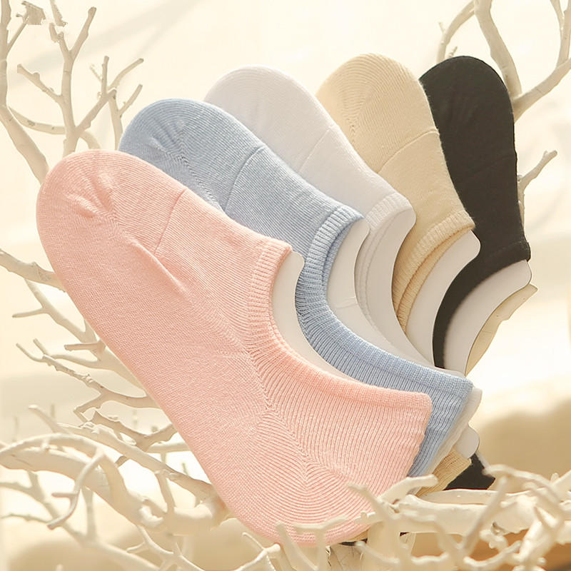 清新的袜子透气清凉有刺绣,透气舒适不臭脚短袜