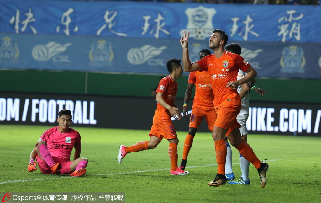 鲁能与富力比赛实况,15年中超鲁能对富力