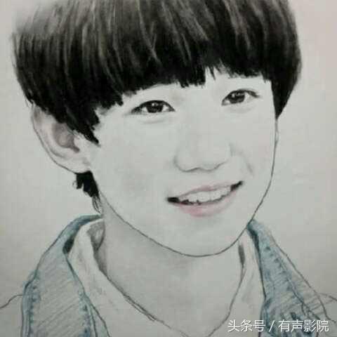 男明星素描画，鹿晗爱耍帅，俊凯最纯净，千玺大佬最低调！