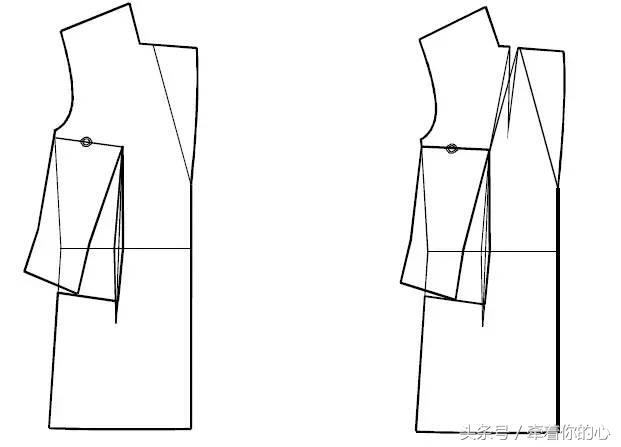 三开身的女西装制版,最简单三开身休闲女式西装裁剪