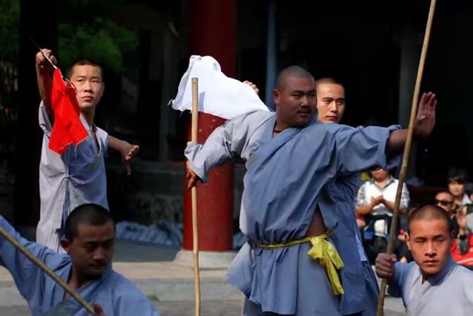 新少林五祖拍摄花絮,少林七小侠功夫学院花絮
