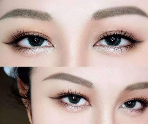 白色美瞳的正确戴法,美瞳的正确戴法小仙女