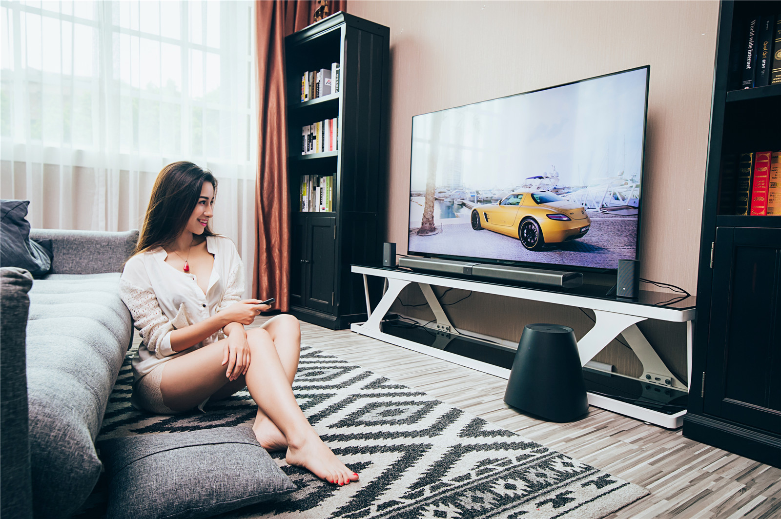 小米电视465寸全面屏旗舰版,小米电视4a