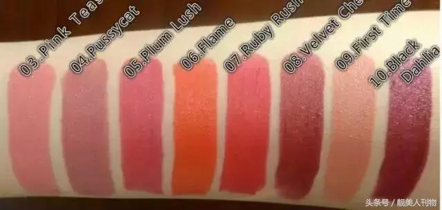 tomford口红颜色推荐,tomford十色套装