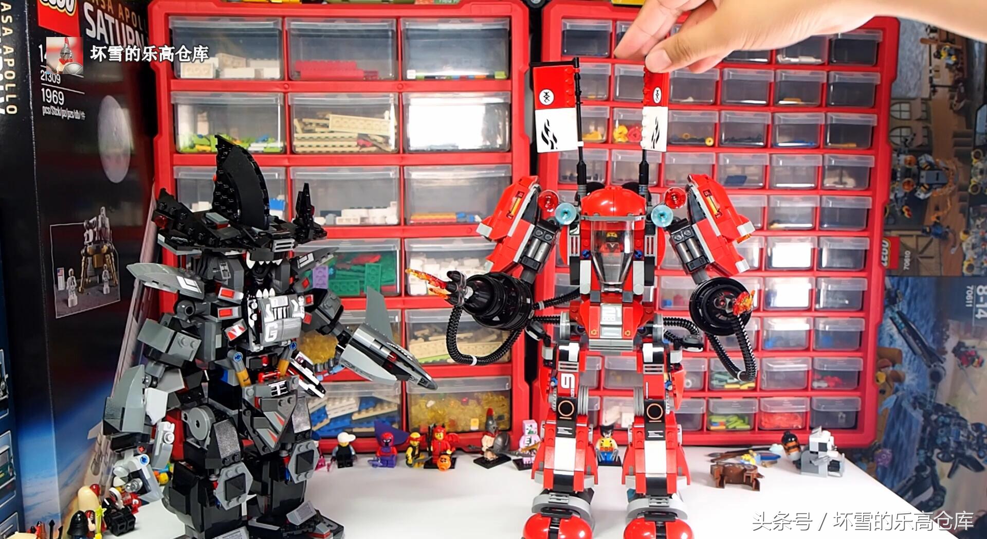 乐高幻影忍者时光机甲巨蛇测评,乐高幻影忍者大电影黑暗霸王机甲