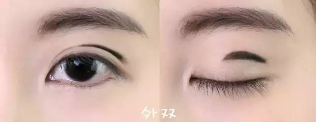 丹凤眼单眼皮内双怎么画眼妆,单眼皮肿眼泡内双截断式眼妆