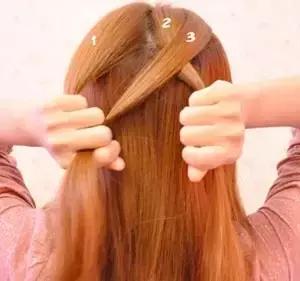 约会编发简单发型扎法步骤图解,简单易学的一款编发教程