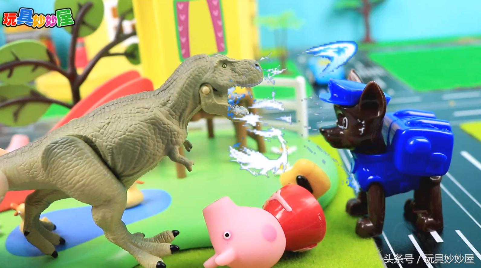 汪汪队儿童乐园乔治和佩奇,天线宝宝动画片汪汪队小猪佩奇