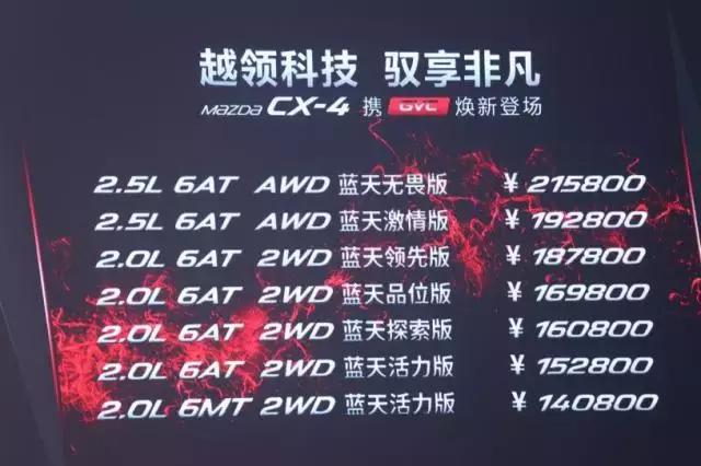2022款cx-4何时上市,cx-4哪款最值入手