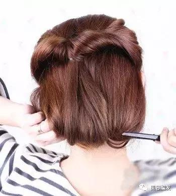 长发秒变短发的方法,不用剪头发就能从长发变短发