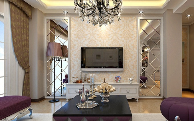 现代简约最省钱电视背景墙效果图,2022现代简约电视背景墙效果图