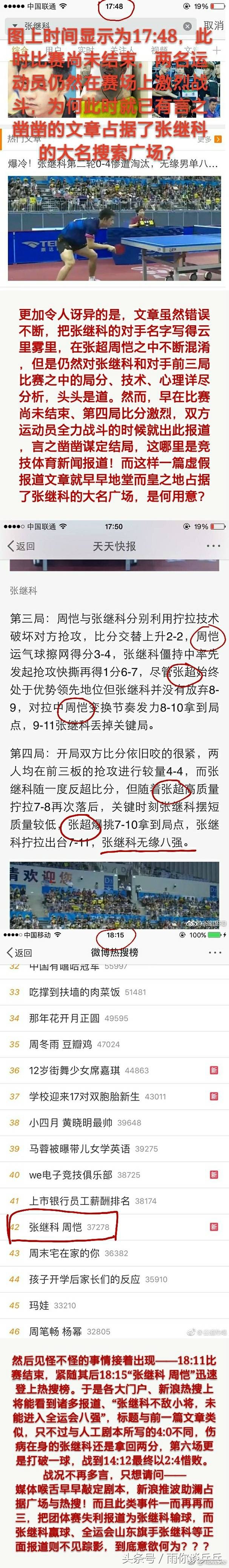 媒体评张继科事件,众人造谣捏造真相