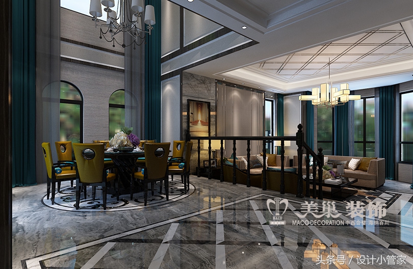 郑州金水湾家装轻奢风格90平,郑州林溪湾欧式装修