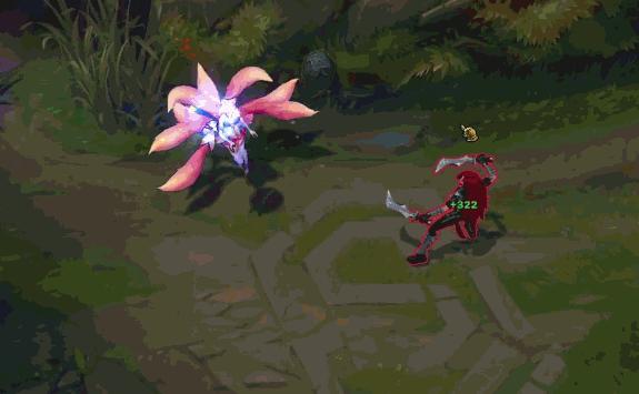 lol星之守护者卡莎炫彩特效展示,lol星之守护者阿狸特效