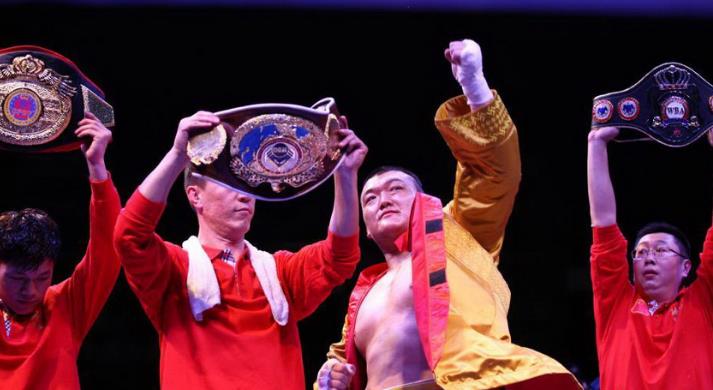 武僧一龙与张君龙,武僧一龙与泰森比赛