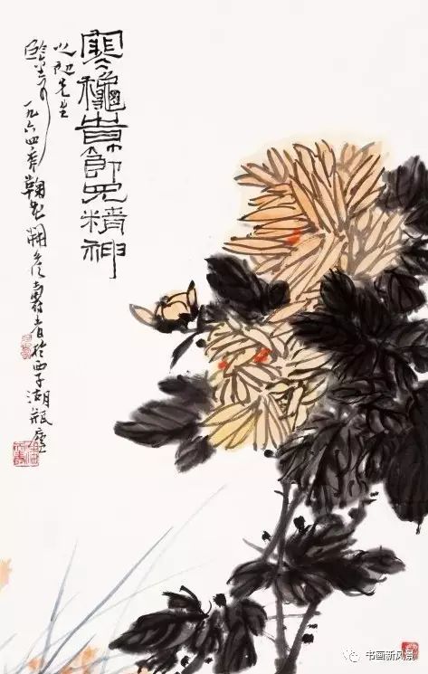 潘天寿画菊,潘天寿画100幅
