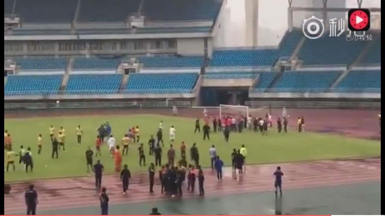 中国体育界的几次打架事件,中国联赛打架斗殴事件