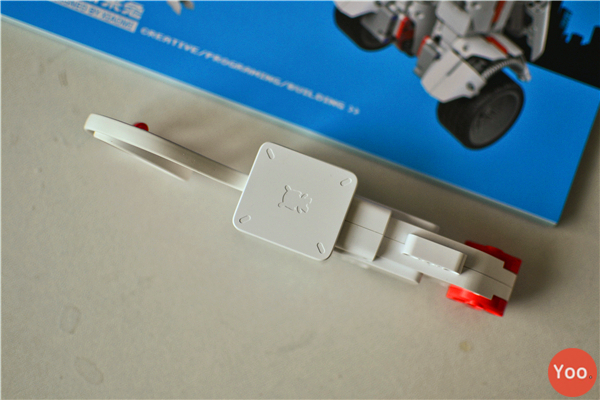 米兔积木机器人履带机甲可编程,米兔积木机器人怎么玩