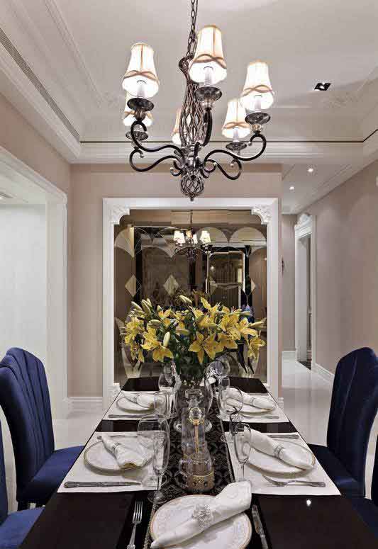 奢华欧式装修金碧辉煌如皇宫,华丽端庄的欧式风格150平米豪宅