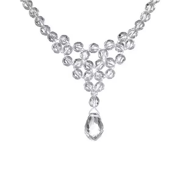 珠宝白水晶,晶莹剔透的水晶宝石