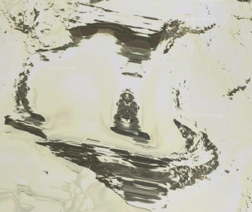 谷歌地图上的神秘物体,5个在谷歌地图上拍到的神秘生物