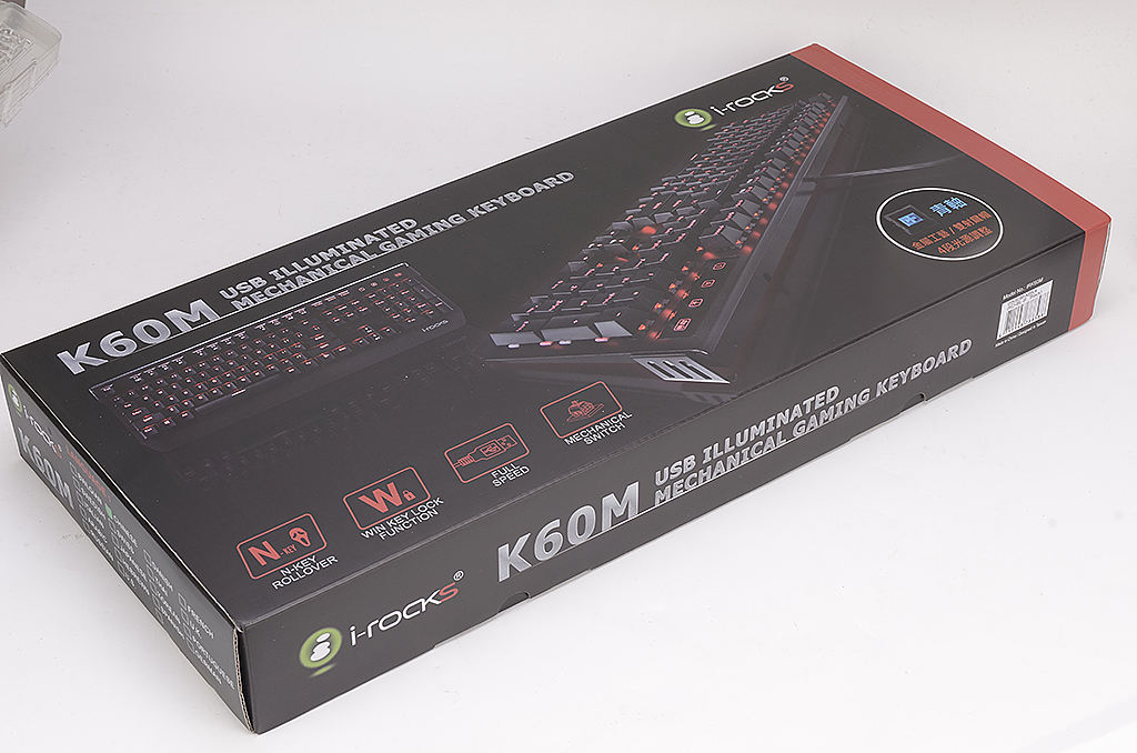 文本直送科技新闻:i-rocks艾芮克K60M金属机械式键盘动手玩