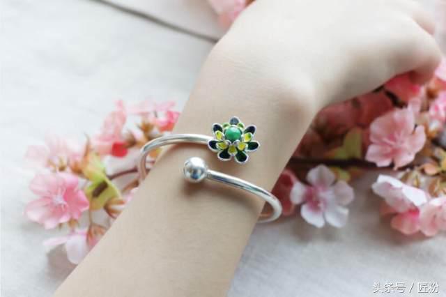 银饰珐琅彩,珐琅彩银饰和景泰蓝银饰