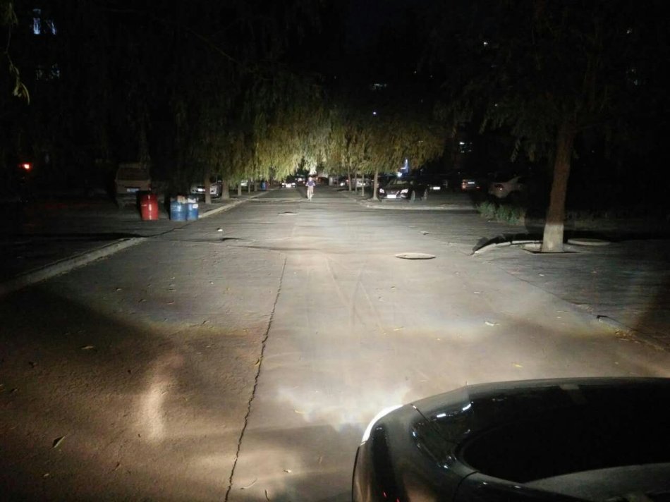 北极星车灯改造,北极星改灯图片