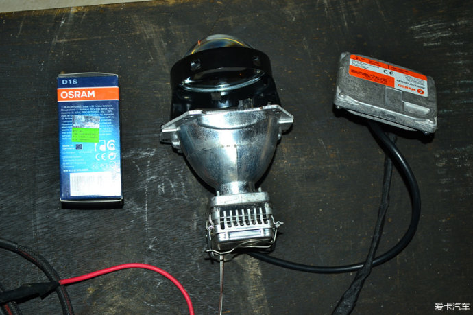 北极星车灯改造,北极星改灯图片