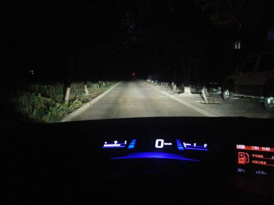 北极星车灯改造,北极星改灯图片