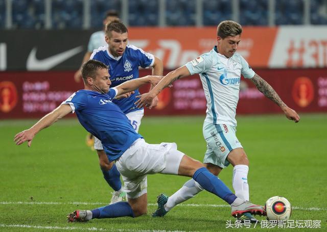 52年来首次德比胜利,杯赛掀翻泽尼特的圣彼得堡迪纳摩