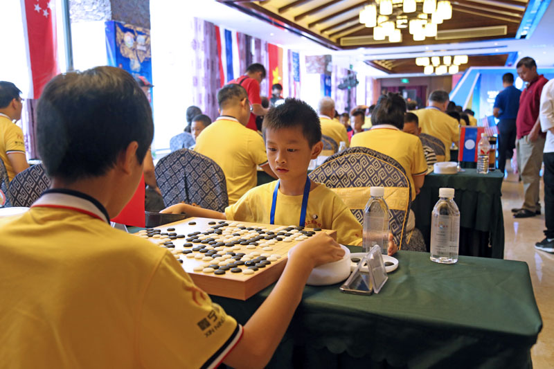 “龙门水都杯”2017年中国-东盟棋牌国际邀请赛，楚河汉界硝烟起