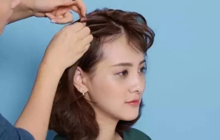 周冬雨同款发型编发教程,周冬雨春风十里不如你编发