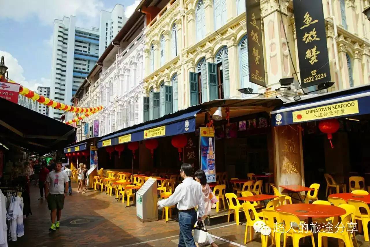 新加坡的中国店,新加坡中国城全景视频