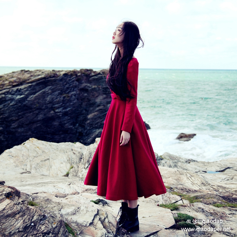 法式轻奢冬季长裙,浪漫风长裙