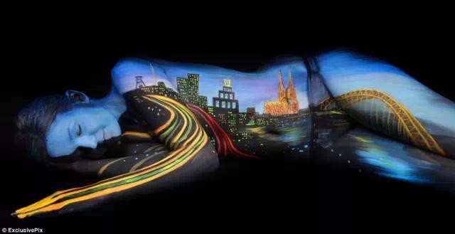 这是动物?不,这是人—人体彩绘告诉你眼见不为实