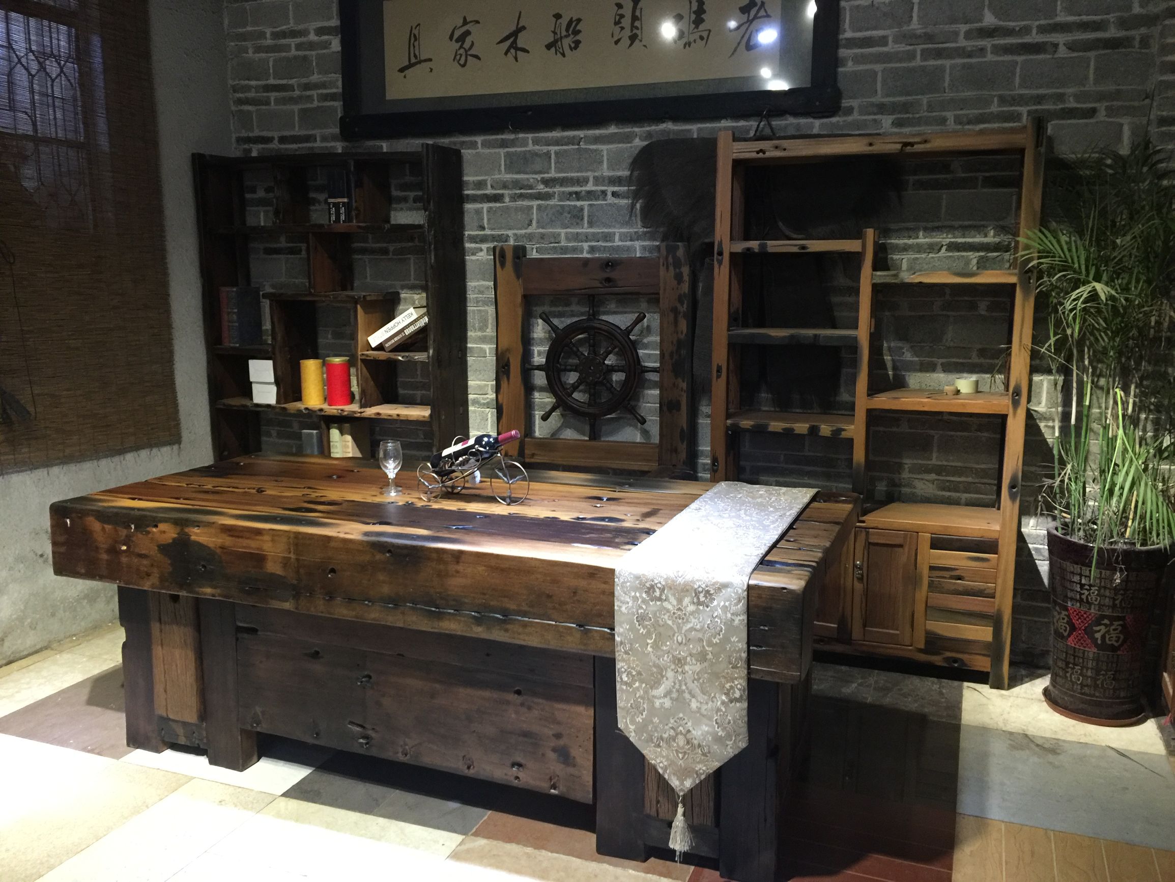 蜀木老船木家具,定制老船木家具怎么样