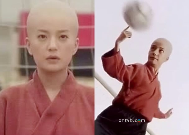 tvb女艺人光头,tvb女明星模仿